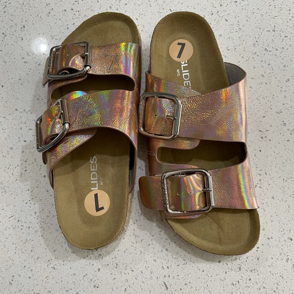 J/SLIDES Leighton Slip On Sandals Size 7 - Picture 4 of 5